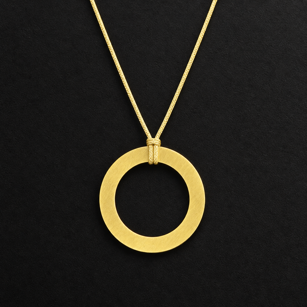 Malayalam Numeral Pendant - CNC-Cut Brass | Made to Order