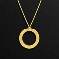 Malayalam Numeral Pendant - CNC-Cut Brass | Made to Order