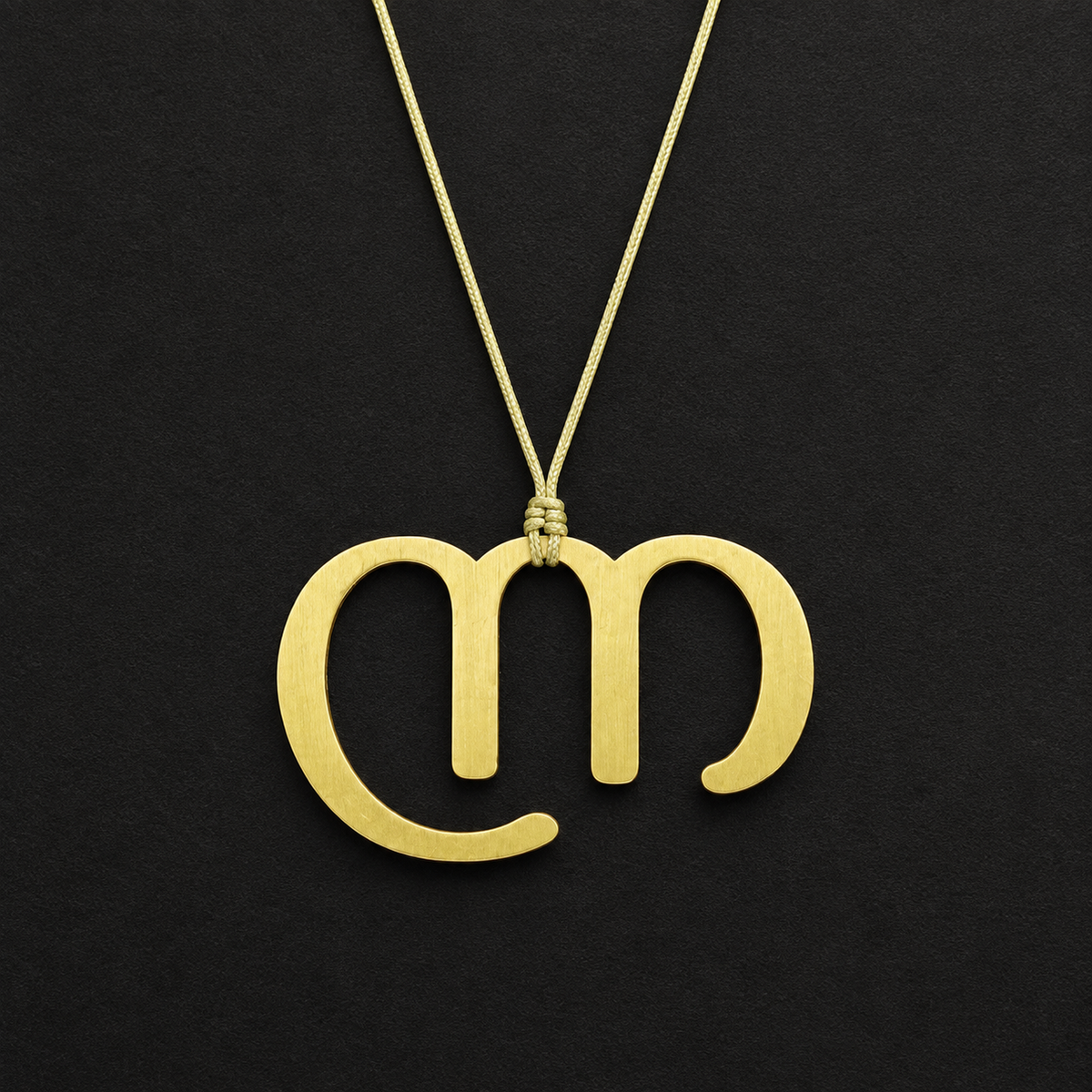 Malayalam Numeral Pendant - CNC-Cut Brass | Made to Order